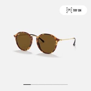 Ray-Ban Round Fleck Sunglasses